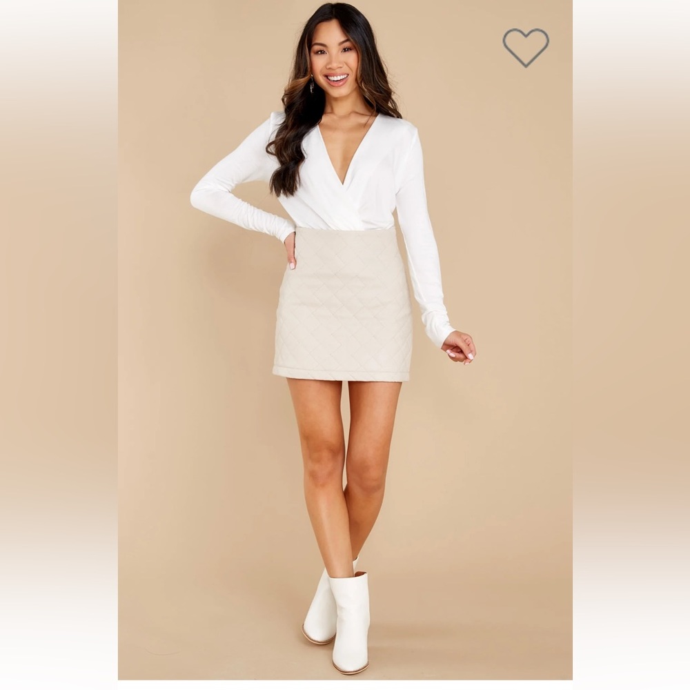 BB Dakota Leather Skirt